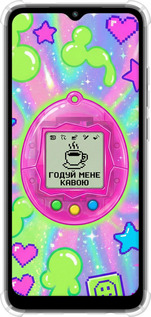 Силикон с усиленными углами чехол Y2K Aesthetic Retro Pet: Годуй мене кавою для Xiaomi Redmi A2 - 6784sp-3026 изображение 