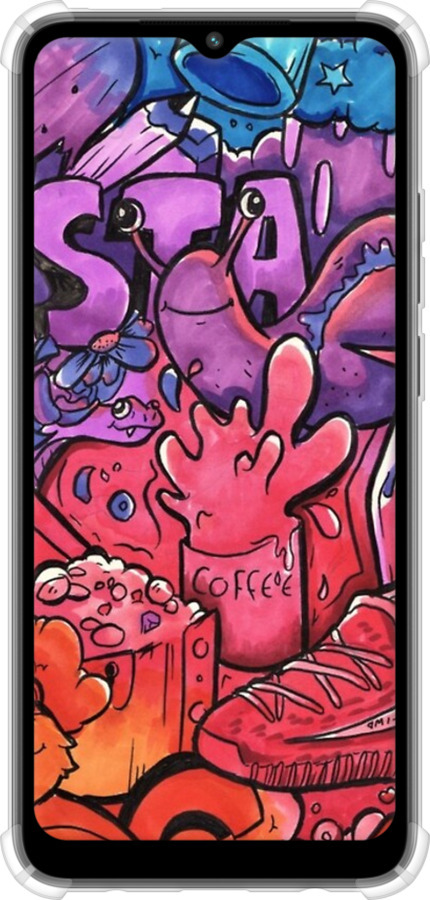 Силикон с усиленными углами чехол № 5391 для Xiaomi Redmi A2 - 5391sp-3026 изображение 