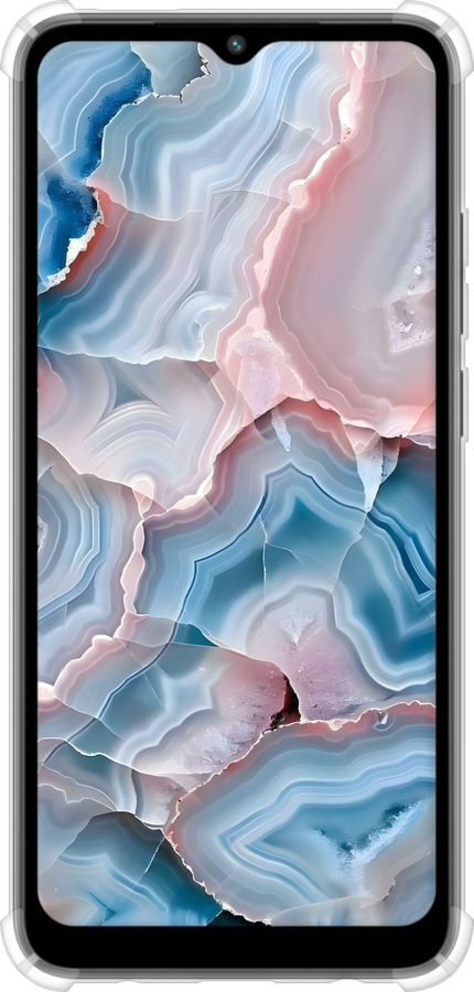 Силикон с усиленными углами чехол Мрамор для Xiaomi Redmi A2 - 6306sp-3026 изображение 