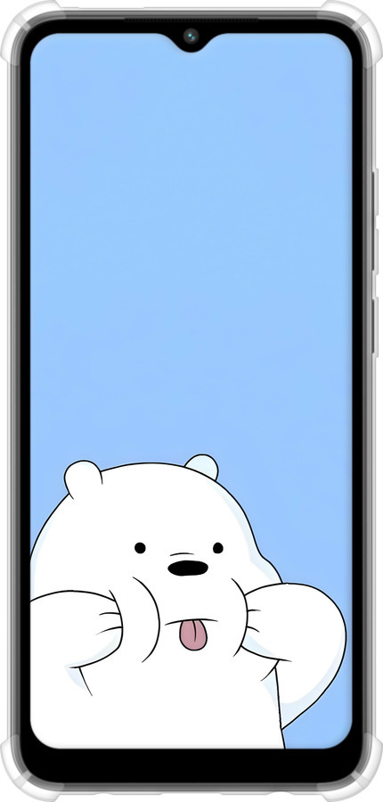 Силикон с усиленными углами чехол Милый мишка для Xiaomi Redmi A1 - 6357sp-2768 изображение 