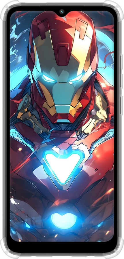 Силикон с усиленными углами чехол Железный человек для Xiaomi Redmi A1 - 6372sp-2768 изображение 