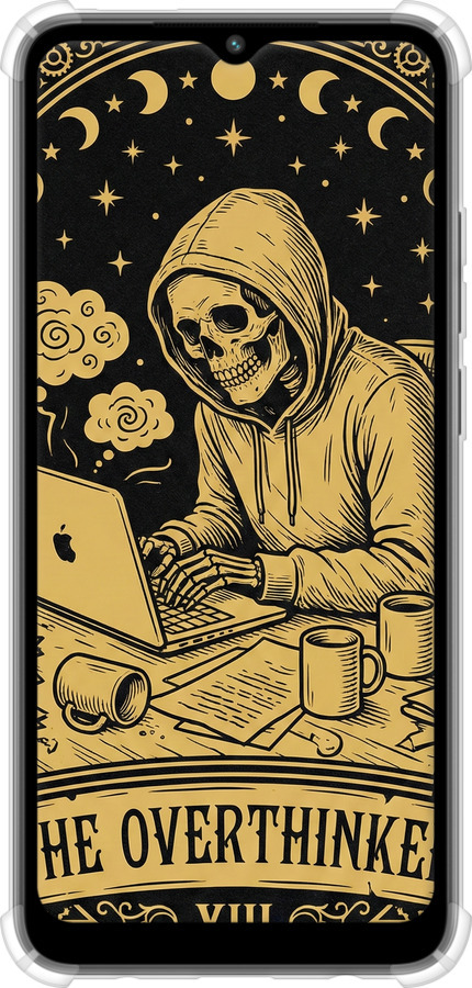 Силикон с усиленными углами чехол The Overthinker для Xiaomi Redmi A2 - 6774sp-3026 изображение 