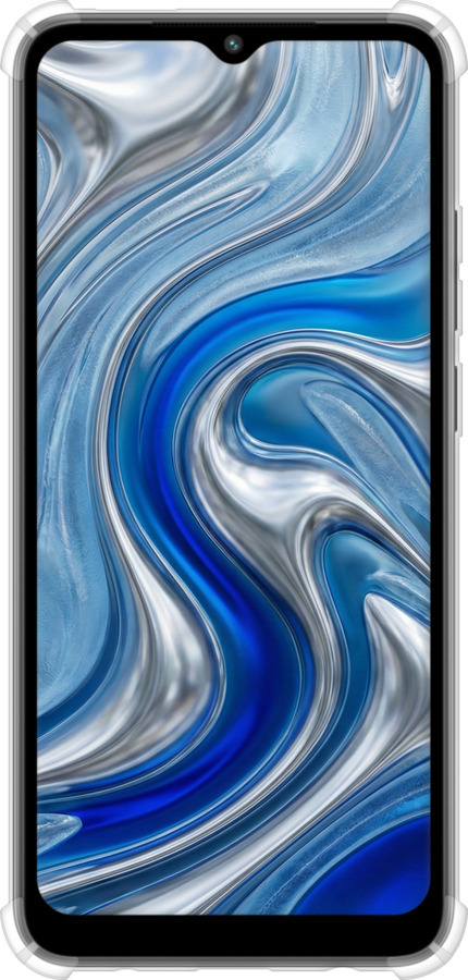 Силикон с усиленными углами чехол Liquid Chrome для Xiaomi Redmi A2 - 6781sp-3026 изображение 