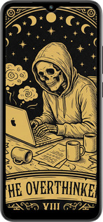 Силіконовий чехол The Overthinker для Xiaomi Redmi A2 - 6774u-3026 изображение 