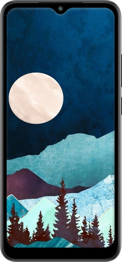 Силиконовый чехол Горная идиллия ночной пейзаж для Xiaomi Redmi A1 - 6488u-2768 изображение 