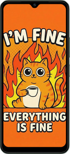 TPU чехол Funny Cat для Xiaomi Redmi A3 - 6786b-3657 изображение 