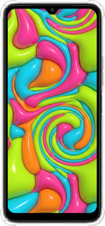 Силикон с усиленными углами чехол Y2K Jelly Dream для Xiaomi Redmi A3 - 6780sp-3657 изображение 