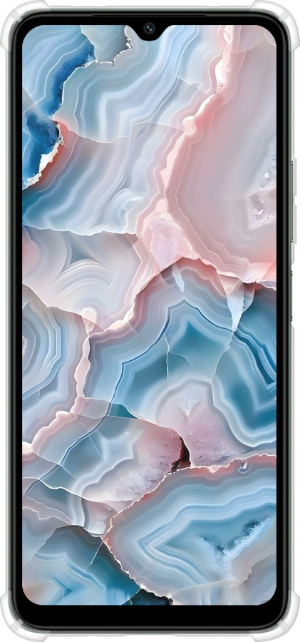 Силикон с усиленными углами чехол Мрамор для Xiaomi Redmi A3 - 6306sp-3657 изображение 