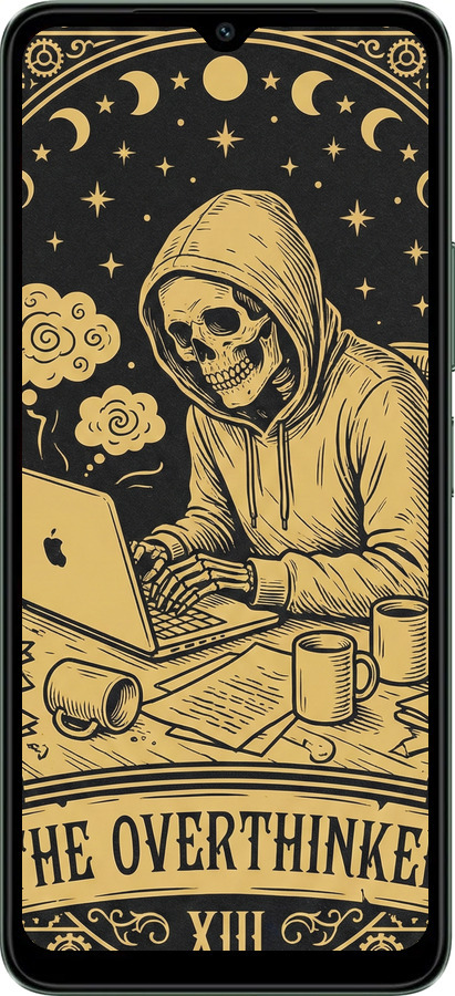 Силиконовый чехол The Overthinker для Xiaomi Redmi A3 - 6774u-3657 изображение 