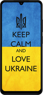 Силиконовый чехол Keep calm and love Ukraine v2 для Xiaomi POCO C71 4G - 1114u-4146 изображение 