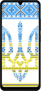 Силиконовый чехол Герб - вышиванка желто-голубая для Xiaomi Redmi A5 4G - 1197u-3926 изображение 