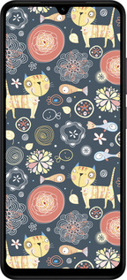 Силіконовий чехол Кошенята v4 для Xiaomi POCO C71 4G - 1224u-4146 изображение 