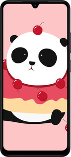 Силіконовий чехол Панда з пончиком для Xiaomi Redmi A5 4G - 3991u-3926 изображение 