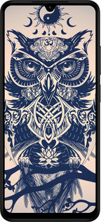 Силиконовый чехол Узорчатая сова для Xiaomi Redmi A5 4G - 4000u-3926 изображение 