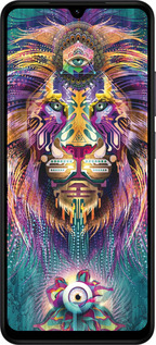 Силиконовый чехол Люминесцентный лев для Xiaomi Redmi A5 4G - 4037u-3926 изображение 