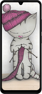 Силіконовий чехол Кішка рукодільниця для Xiaomi Redmi A5 4G - 4056u-3926 изображение 