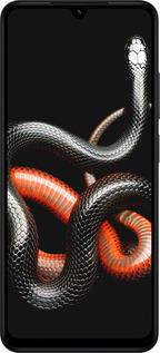 Силиконовый чехол Красно-черная змея на черном фоне для Xiaomi Redmi A5 4G - 4063u-3926 изображение 