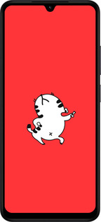 Силиконовый чехол Котик для Xiaomi Redmi A5 4G - 4577u-3926 изображение 