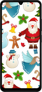 Силіконовий чехол Новорічний 1 для Xiaomi Redmi A5 4G - 4614u-3926 изображение 