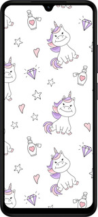 Силиконовый чехол Единорожка v2 для Xiaomi Redmi A5 4G - 4703u-3926 изображение 