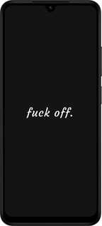 Силиконовый чехол Fuck off для Xiaomi Redmi A5 4G - 4731u-3926 изображение 