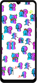 Силиконовый чехол Эмоции для Xiaomi Redmi A5 4G - 4736u-3926 изображение 