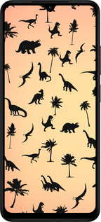 Силиконовый чехол Динозаврики 1 для Xiaomi Redmi A5 4G - 4772u-3926 изображение 