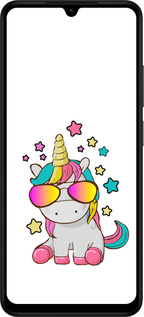 Силиконовый чехол Единорог в очках для Xiaomi Redmi A5 4G - 4879u-3926 изображение 