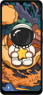 Силиконовый чехол Астронавт и звезда для Xiaomi Redmi A5 4G - 5326u-3926 изображение 