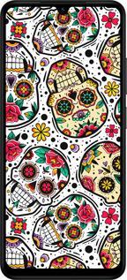 Силіконовий чехол Черепи для Xiaomi Redmi A5 4G - 5471u-3926 изображение 