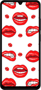 Силіконовий чехол Губи v3 для Xiaomi Redmi A5 4G - 5477u-3926 изображение 