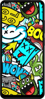 Силіконовий чехол Стікери v4 для Xiaomi Redmi A5 4G - 5508u-3926 изображение 