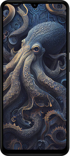 Силиконовый чехол Осьминог для Xiaomi Redmi A5 4G - 5551u-3926 изображение 