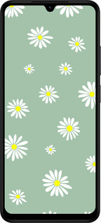 Силіконовий чехол Ромашки v4 для Xiaomi Redmi A5 4G - 5603u-3926 изображение 