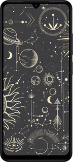 Силиконовый чехол Фаза луны для Xiaomi Redmi A5 4G - 5605u-3926 изображение 