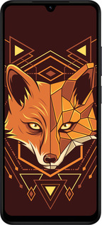 Силиконовый чехол Лиса геометрия для Xiaomi Redmi A5 4G - 5607u-3926 изображение 