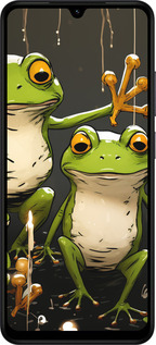 Силиконовый чехол Жабки 2 для Xiaomi Redmi A5 4G - 5657u-3926 изображение 