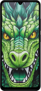 Силіконовий чехол Зелений дракон для Xiaomi Redmi A5 4G - 5816u-3926 изображение 