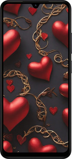 Силіконовий чехол Сердечки для Xiaomi Redmi A5 4G - 5831u-3926 изображение 