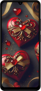 Силіконовий чехол Сердечки v4 для Xiaomi Redmi A5 4G - 5834u-3926 изображение 