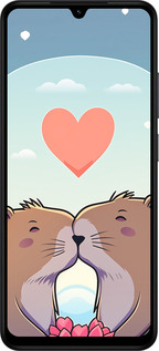Силиконовый чехол Капибара любовь для Xiaomi Redmi A5 4G - 6027u-3926 изображение 