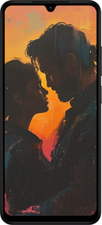 Силиконовый чехол Любовь на полотне для Xiaomi Redmi A5 4G - 6067u-3926 изображение 