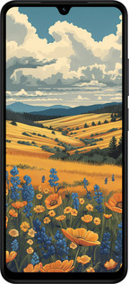 Силиконовый чехол Украинское поле для Xiaomi Redmi A5 4G - 6082u-3926 изображение 