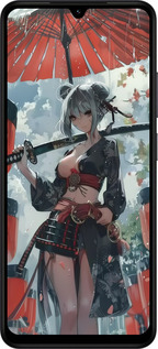 Силиконовый чехол Гейша-воин для Xiaomi Redmi A5 4G - 6124u-3926 изображение 