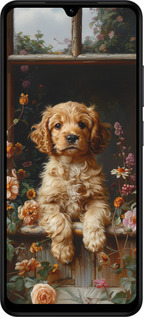 Силиконовый чехол Щенок cocker spaniel для Xiaomi Redmi A5 4G - 6136u-3926 изображение 