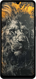 Силиконовый чехол Лев в золотых красках для Xiaomi Redmi A5 4G - 6155u-3926 изображение 