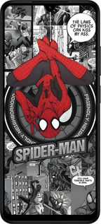 Силиконовый чехол Человек паук для Xiaomi POCO C71 4G - 6279u-4146 изображение 