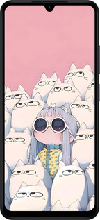 Силиконовый чехол Малышка с котами для Xiaomi Redmi A5 4G - 6295u-3926 изображение 
