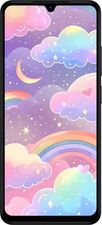 Силіконовий чехол Хмари та веселка для Xiaomi Redmi A5 4G - 6312u-3926 изображение 