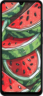 Силиконовый чехол Арбуз для Xiaomi POCO C71 4G - 6315u-4146 изображение 